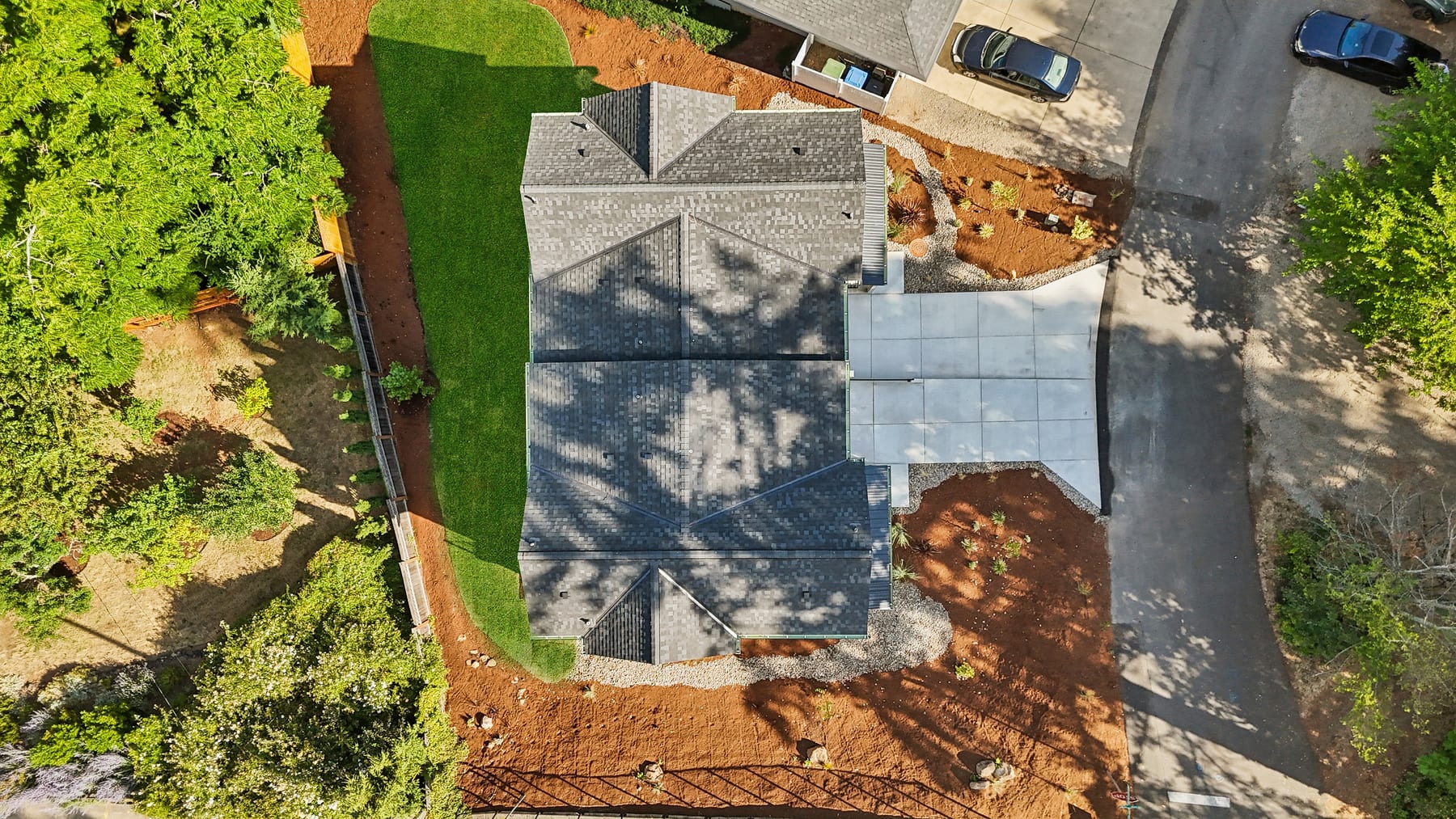 Aerial — the site