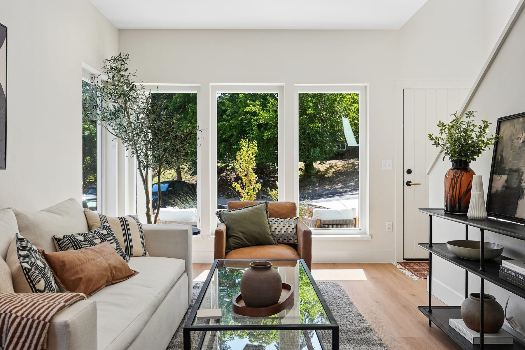 Living & deck access